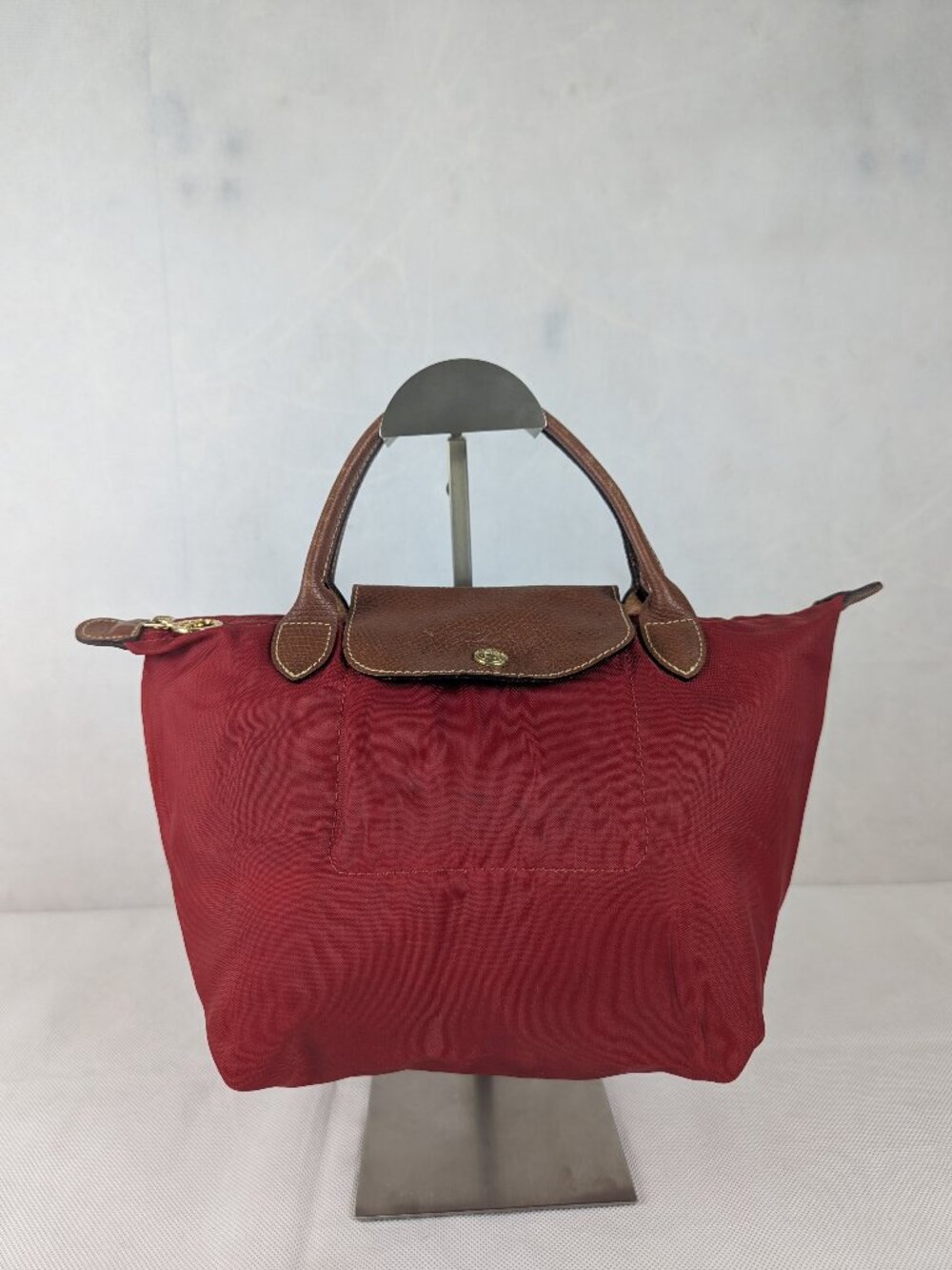 Authentic Longchamp Le Pliage Red Nylon Tote Bag - Pre-Loved - Shipped Fast.